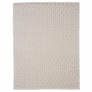 Alvi Microfaserdecke Raute taupe 75 x 100 cm