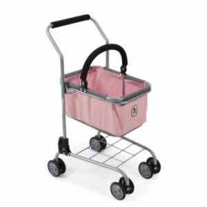 BAYER CHIC 2000 Supermarkt-Einkaufswagen Melange grau-rosa