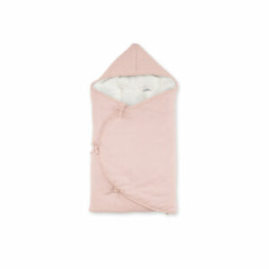 BEMINI Baby nest ausgekleidet Pady tetra jersey + teddy Alte Rose