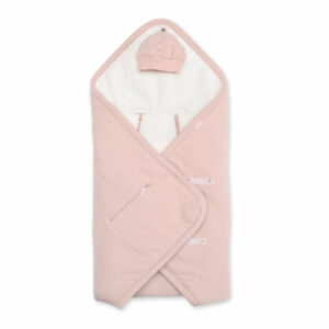 BEMINI Wickeldecke Pady tetra jersey + teddy Alte Rose