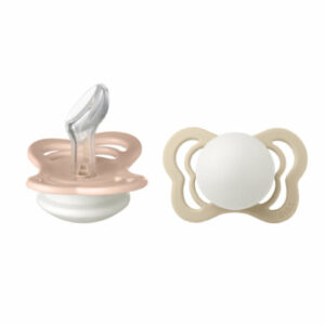 BIBS Schnuller Couture Blush und Vanilla Glow Silikon 0-6 Monate