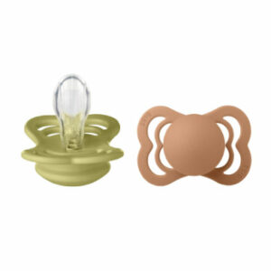 BIBS Schnuller Supreme Meadow und Earth Silikon 0-6 Monate