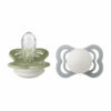BIBS Nachtschnuller Supreme Sage und Cloud Silikon 0-6 Monate