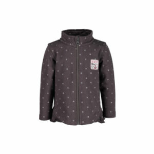 BLUE SEVEN Girls Sweatjacke mit Stehkragen Anthrazit