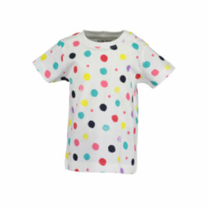 BLUE SEVEN Girls T-Shirt weiss Dots