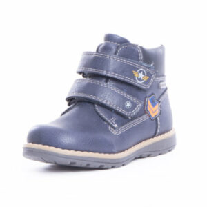 Be Mega Boys Stiefel navy klett