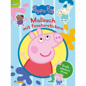 CARLSEN Peppa: Malbuch mit Fensterstickern