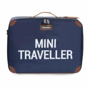 CHILDHOME Kinderkoffer Mini Traveller navy / weiß