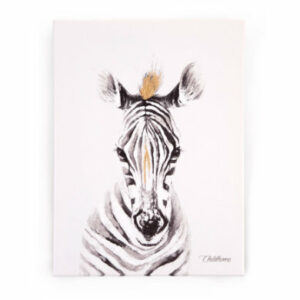 CHILDHOME Ölgemälde Zebra 30 x 40 cm