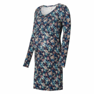 ESPRIT Stillkleid Blumen Night Blue