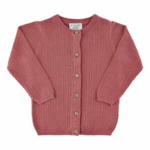 FIXONI Knitted Cardigan Dusty Rose