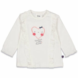 Feetje Langarmshirt Sweetest Sweetheart Offwhite