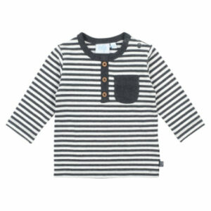 Feetje Longsleeve Ringel Mini Person anthrazit-melange