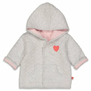 Feetje Sweatjacke Sooo Cute Grau Melange