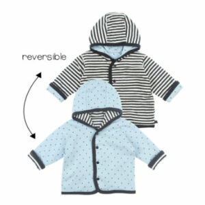 Feetje Wendejacke mit Kapuze Mini Person anthrazit-melange