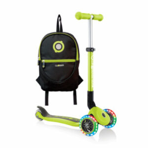 GLOBBER JUNIOR FOLDABLE LIGHTS mit Leuchtrollen und Rucksack