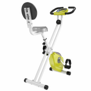 HOMCOM Fahrradtrainer mit Magnetwiderstand gelb/weiß