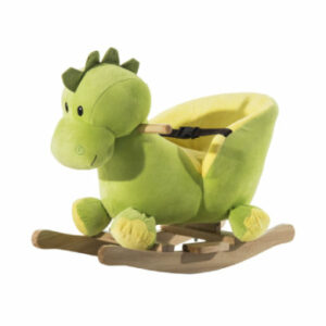 HOMCOM Kinder Schaukelwippe als Drache grün