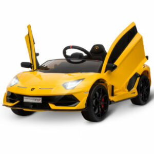HOMCOM Kinderauto Lamborghini elektrisch gelb