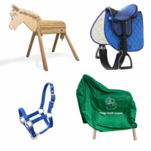 Helga Kreft Gartenpferd-Set Tamme