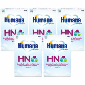 Humana Spezialnahrung HN Expert bei häufigem oder langanhaltendem Durchfall 5 x 300 g von Geburt an