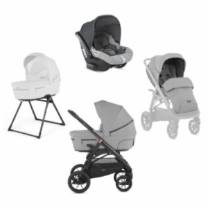 Inglesina Kombikinderwagen Quattro Aptica XT Cab Horizon Grey Gestell Black