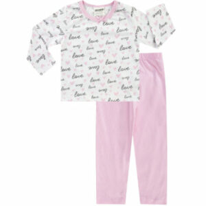 JACKY Schlafanzug 2tlg. rosa gemustert