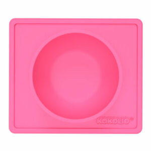 KOKOLIO Esslernschüssel Bowli aus Silikon in pink