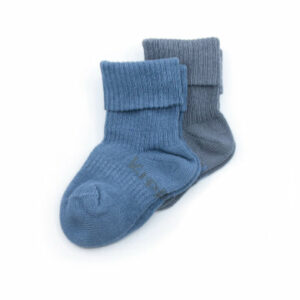 KipKep Stay-On Socken 2er-Pack Denim Blue