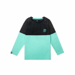 Kohlenknirpse Longsleeve Bergmännchen Mint / Kohle