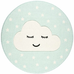 LIVONE Spiel- und Kinderteppich Kids Love Rugs Smiley Cloud
