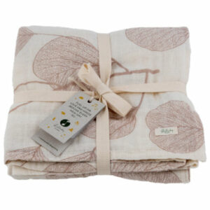 Lullaby Planet Musselin Swaddle Hazelnut 120x120xcm