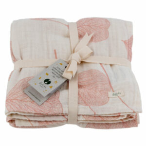 Lullaby Planet Musselin Swaddle Rose Quartz 120x120xcm