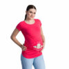 M.M.C. Umstandsshirt Hallo Lieblingsmensch mit Motiv Koralle