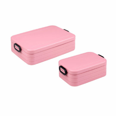 Mepal Bento-Lunchboxen Midi+Large Take A Break 2er Set pink