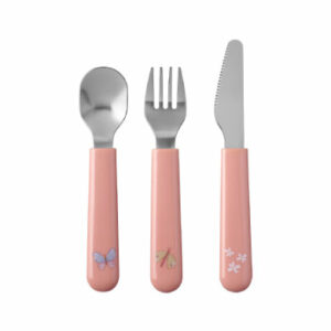 Mepal Kinderbesteck Mio 3er Set rosa