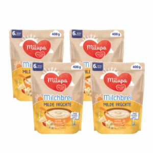 Milupa Milchbrei Milde Früchte Guten Morgen 4 x 400 g ab dem 6. Monat