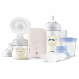 Philips Avent Still-Set mit elektrischer Einzelmilchpumpe SCD395/21