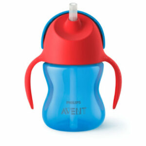 Philips Avent Strohhalmbecher SCF796/01 blau / rot 200 ml 9M+