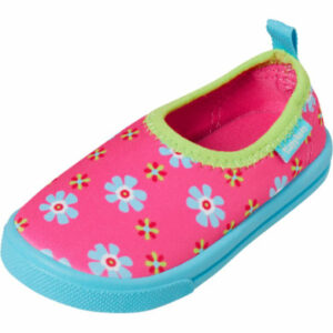 Playshoes Aqua-Slipper Blumen pink