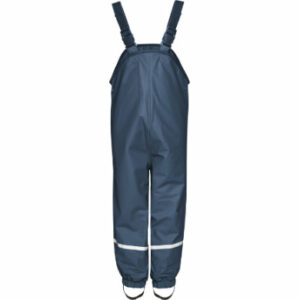 Playshoes Boys Regenträgerhose mit Fleecefutter marine