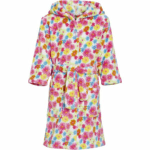 Playshoes Fleece-Bademantel Blumenmeer