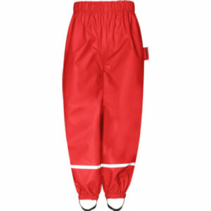 Playshoes Fleece-Halbhose rot