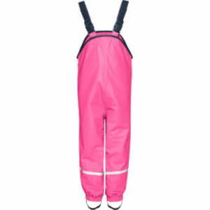 Playshoes Fleece-Trägerhose pink