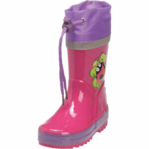 Playshoes Girls Gummistiefel Glückskäfer