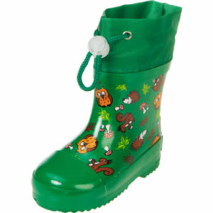 Playshoes Gummistiefel Waldtiere gefüttert grün