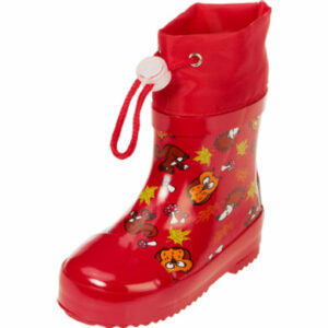 Playshoes Gummistiefel Waldtiere rot