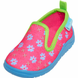 Playshoes Hausschuh Blumen pink