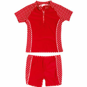 Playshoes UV-Schutz Bade-Set Punkte rot