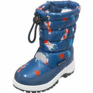 Playshoes Winter-Bootie Weltraum marine